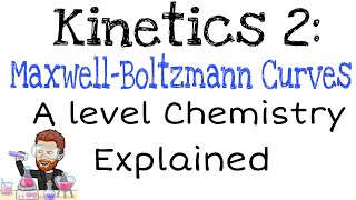 Kinetics 2  Maxwell Boltzmann Curves  A level Chemistry  Explained [upl. by Rafaellle]