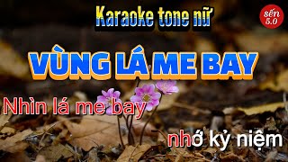 Karaoke Vùng Lá Me Bay Tone Nữ l Sến 50 [upl. by Haymes]