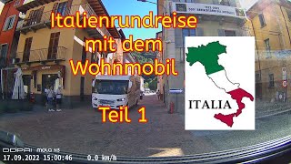 Wohnmobiltour durch ItalienHerbsturlaub 2022 Die Anreise Vlog2922 [upl. by Eskill543]