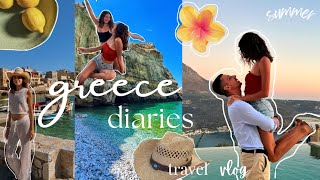 greece diaries ep1  summer travel vlog [upl. by Gnouhk]