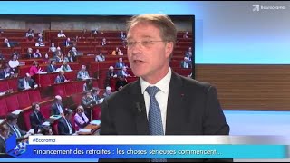 quotLa vraie mesure utile est de retarder collectivement lâge de la retraite quot François Asselin [upl. by Adall]