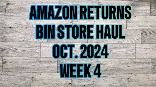 Amazon returns Oct 2024 Week 4 [upl. by Jenks]