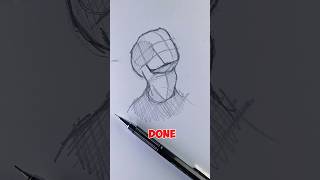 Achieve Realism in Upward Head Drawings Techniques You Need art foryou shorts drawing draw [upl. by Glaab]