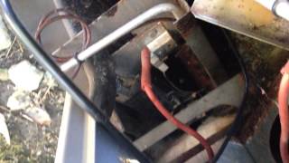 Lighting the pilot light on the pool heater vid 1 [upl. by Nnyleve]