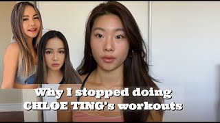 Why I Stopped Doing Chloe Ting’s Workouts… [upl. by Housen239]