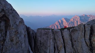 Ferrata dei Campanili Bivacco Rigatti • Latemar [upl. by Gala]