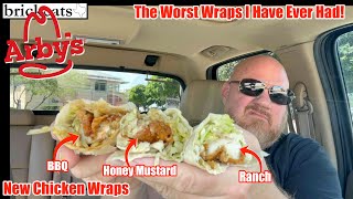 Arbys NEW Chicken Wraps REVIEW Spoiler The Worst Wraps I Have Ever Had brickeats [upl. by Eido]