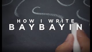 How I Write Baybayin Ancient Tagalog Writing System [upl. by Linehan74]