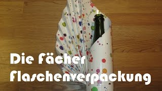 Flaschenverpackung mit Fächer [upl. by Belden]