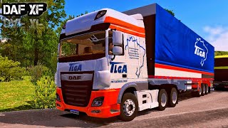 world truck driving simulator WTDS Android gameplay Video 01 lveco Hiway DAF XF [upl. by Ivah962]