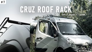 Installing Cruz Roof Rack  Renault Master Van Conversion DIY 7 [upl. by Abby]