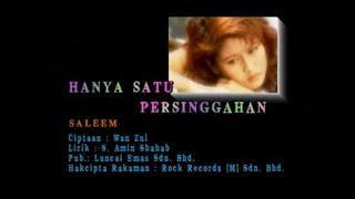 Hanya Satu Persinggahan  IklimSaleem Official MV [upl. by Eeralav417]