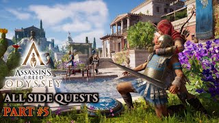 Assassins Creed Odyssey  All Side Quests PART 5 [upl. by Aneekas]