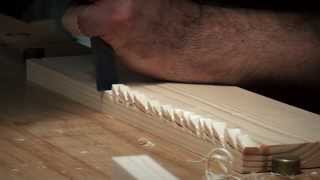 Hand Cutting Rebates  Rabbet Joints  Back To Basics Approach [upl. by Niuqauj]