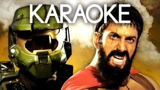 KARAOKE ♫ Master Chief vs Leonidas Epic Rap Battles of History INSTRUMENTAL [upl. by Ybrik]