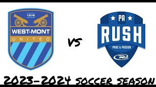 2242024 Scrimmage WestMont Vs PA Rush W 73 [upl. by Leonsis]