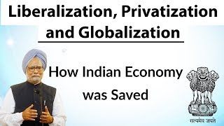 English Liberalization Privatization and Globalization  How Indian economy was saved in 1991 [upl. by Studley481]