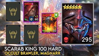 Scarab King 100 Hard  Occult Brawler Magnarr  Raid Shadow Legends Guide [upl. by Jeremie]