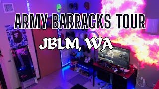 Army Barracks Tour 2023  JBLM WA [upl. by Neyr]