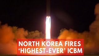 North Korea launches highestever ICBM that puts Washington DC in range [upl. by Anihpesoj904]