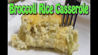 EASY CHEESY BROCCOLI RICE CASSEROLE [upl. by Garibold]