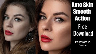 Auto Skin Smooth Action Free Download  Skin Retouch Action Free  Airbrush Skin Retouching [upl. by Parrie897]