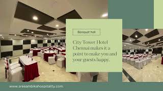 Banquet hall CITY TOWER HOTEL [upl. by Cutler417]