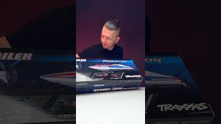 RC boat 4s Disruptor from Traxxas Tandem Axle boat trailer for Disruptor remotecontrol [upl. by Oluas406]