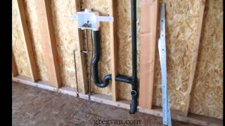 How To Manipulate Washer Drain Pipes  Rough Plumbing Examples [upl. by Wolcott330]