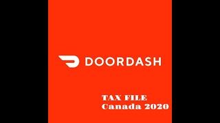 DoorDash Canada Tax file 2020 [upl. by Silvester]