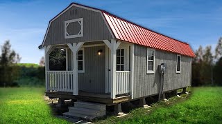 6000 Shed Turned Into An Affordable Tiny Home [upl. by Nehgem]