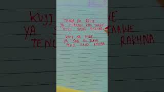 Tanu Sang Rakhna Tara kho jave lyrics song lyrics trendingshorts songlyricsnewsong [upl. by Ronnholm]