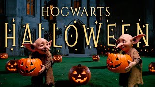 Harry Potter Halloween 🎃 Decorating with the House Elves  MUSIC amp AMBIENCE 🎃 Spooky amp Magic [upl. by Nahguav244]