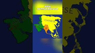 Asia Battle Royale countryballs war mapping asia [upl. by Dazraf]