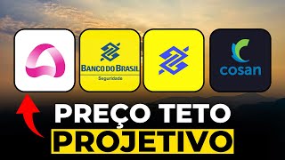 COMO CALCULAR PREÇO TETO PROJETIVO DE UMA AÇÃO NA PRÁTICA  BBAS3 CSAN3 AURE3 E CXSE3 [upl. by Leonard368]