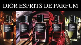 5 NEW DIOR ESPRIT DE PARFUM Fragrances  Impressions amp Overview  La Collection Privée [upl. by Eiresed]