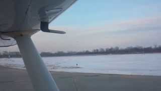 Cessna 172 Landing at Ann Arbor Municiple  Whats wrong with this landing [upl. by Idnib]