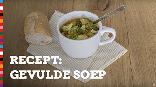 Gezond recept gevulde soep van restjes [upl. by Vasya]