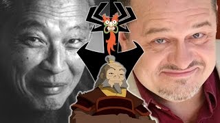 Iroh amp Aku Voice Comparisons  Mako Iwamatsu amp Greg Baldwin [upl. by Blackmun]