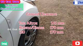 Tata Altroz Ground Clearance Video BDCarZone BD Car Zone Altroz TataAltroz GroundClearance [upl. by Gisele]