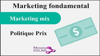 Marketing Mix La politique de prix [upl. by Atiuqet226]