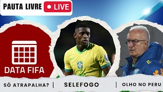 DATA FIFA É MELHOR PRA QUEM  BOTAFOGO SALVA A SELEÇÃO  BRASIL X PERU [upl. by Egiedan]