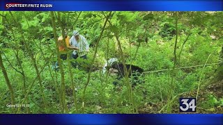 Volunteers rescue bear with milk can stuck on its head [upl. by Derreg665]