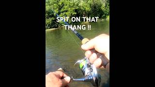 SPIT ON THAT THANG  GEEEZfishing bassfishing bass shortvideo shorts viral viralshort [upl. by Naujet]