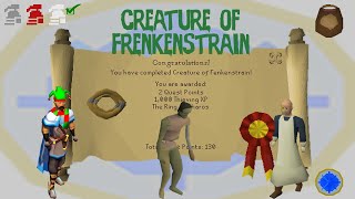 OSRS Creature Of Frenkenstrain Quest Guide  Ironman Approved [upl. by Kizzee]