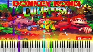 Donkey Kong Country  Simian Segue MIDI [upl. by Ahsiret145]