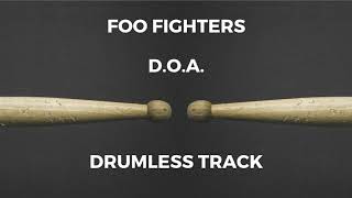 Foo Fighters  DOA drumless [upl. by Nylareg]