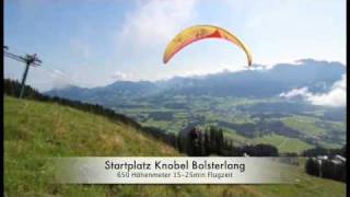 Gleitschirm Tandemflug Oberstdorf und Bolsterlang Allgäu [upl. by Ericha]