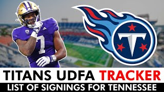 Titans UDFA Tracker Full List Of UDFAs The Titans Signed After 2024 NFL Draft Ft Dillon Johnson [upl. by Ennayllek]