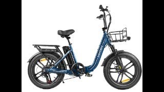 SAMEBIKE C05 Pro Electric Bike 500W Motor 36V 13Ah Battery Tires 35kmh Max Speed 70km EU9NL [upl. by Benedikt672]